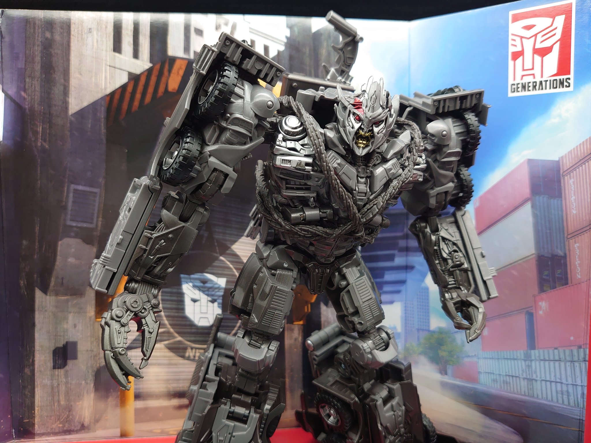 アルフェス10 ブログミニ運営中 ユニバーサルスタジオ メガトロンが着ぐるみメガトロンの証明 背景がショーイベントのイラストなんて実に気が利いてますな Tftoyの面白さを伝え隊 トランスフォーマー T Co Fzhqynn1ur Twitter