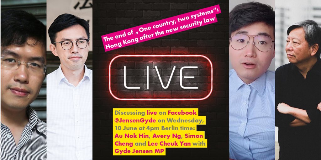 Gyde Jensen On Twitter For 1 Year People In Hongkong Have Taken To The Streets To Defend Der Civil Rights Liberties Today At 4pm Cest I M Honoured To Host A Live