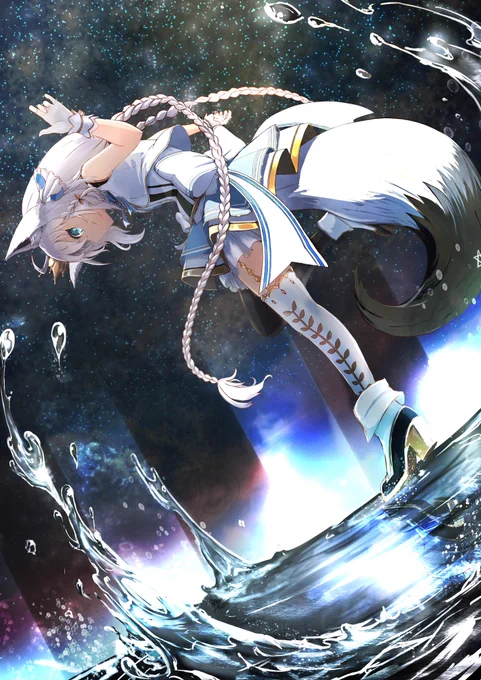 フブキさんを線画ありで描いた1回目と2回目
どちらも線画無しが基本の海鼠にとっては結構地獄でしたが、ここ最近で一番練習になってる 