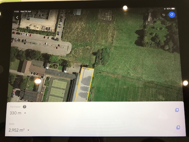 overleighY3's tweet photo. Sam's been busy redesigning the school playground as part of our maths' work. He even measured it out exactly using google. Amazing Sam! https://t.co/dg7uZCyCfW