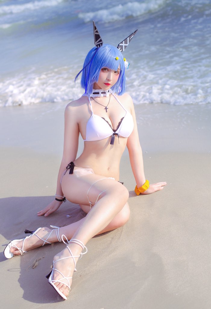 画像,#cosplay #碧蓝航线 加斯科涅水着 https://t.co/v2UxC34Yrb。