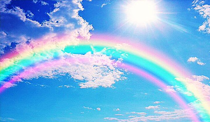 虹を渡ってみたいとのtwitterイラスト検索結果