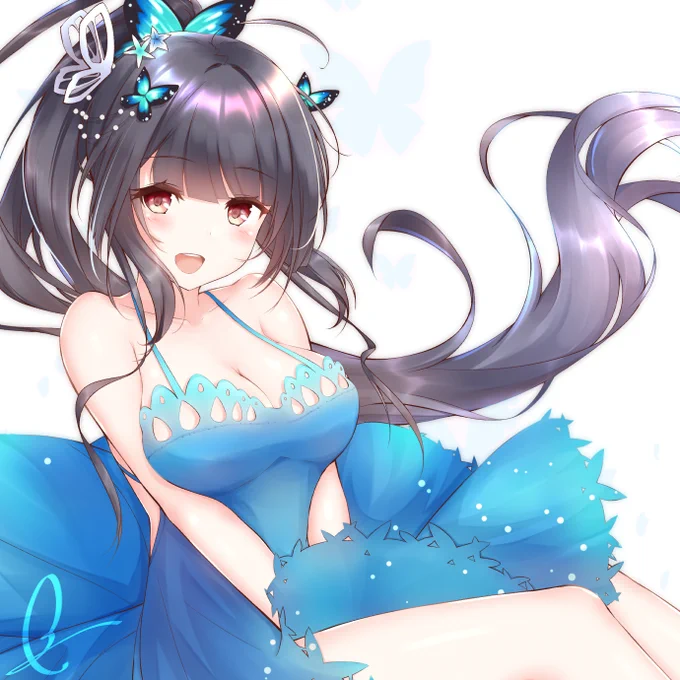 (^o^)<阿賀野が描けたよ(take2
#イラスト #アズールレーン #AzurLane 