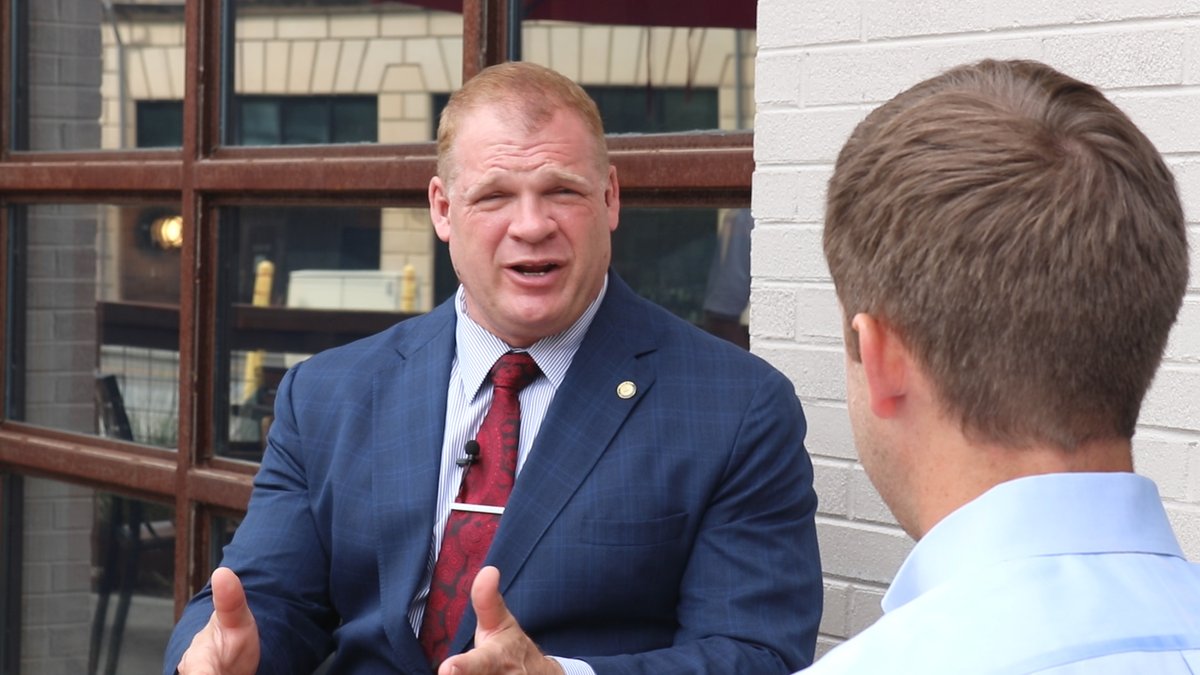 KnoxGov's tweet photo. Knox County Mayor @GlennJacobsTN recently interviewed Blaine Wedekind, co-owner of @BalterBeerworks on South Broadway in Knoxville, as part of his latest video series highlighting small businesses. 

Click the link below to see the full story:
https://t.co/8oMyfyzNFx https://t.co/3QIkRGZXO2