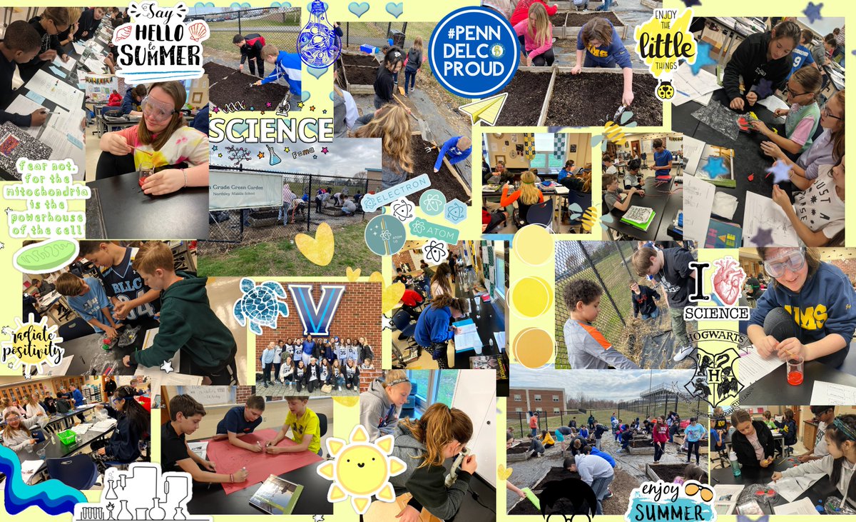 Happy Summer to my hardworking, intelligent, creative, kind, hilarious, curious, respectful, responsible, cheerful, ambitious, courageous, focused, and well-rounded 7th grade scientists. We had a great year! #PennDelcoProud