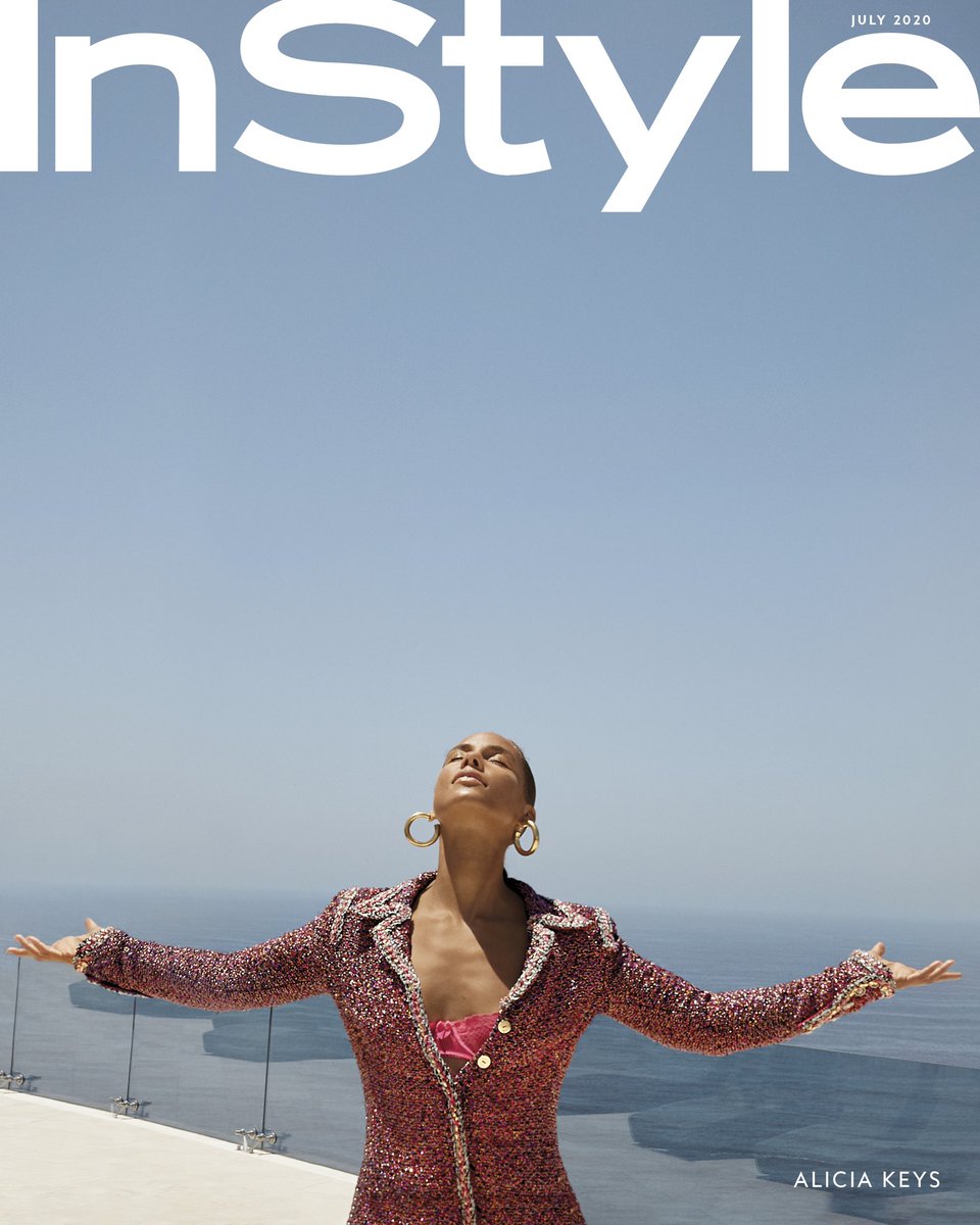 RatedRnB's tweet image. Alicia Keys covers InStyle’s July issue. 💜