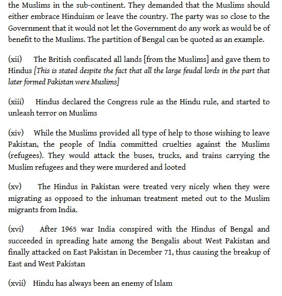  #PakistanAgainstMinorities We talk about madrassas as incubators of hate, right?Here is what the state sanctioned school curriculum teaches little children in Pakistan.These are a couple screenshots from the blog post linked in previous tweet.