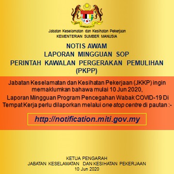 Miti Malaysia On Twitter Bermula 10 Jun Laporan Boleh Dihantar Secara Mingguan Utk Maklumat Lanjut Boleh Rujuk Ke Mjkkp Ya Cik Https T Co 5liofcu9g7