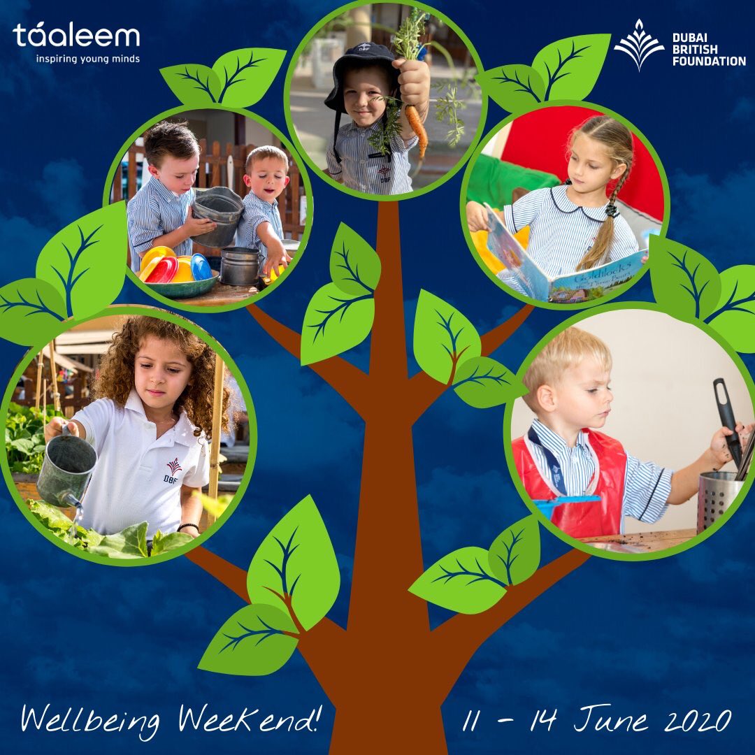 DBFFS1Red's tweet photo. Wishing our DBF families a lovely Wellbeing Weekend ahead. Looking forward to seeing all the offline activities that you have participated in next week. Enjoy this time away from your screens 😊 #InThisTogetherDubai #proudlytaaleem https://t.co/ieLmAB4DA5