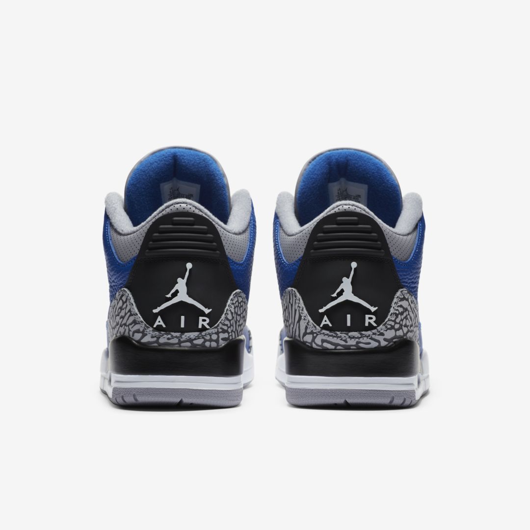 Jordan 3 Retro "Varsity Royal" official images