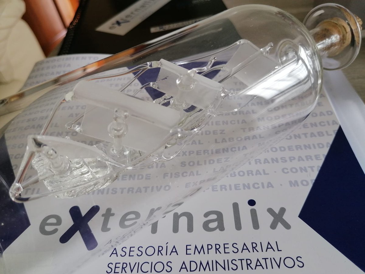 Externalix en positivo. Botella medio llena desde ya!!. Ánimo a tod@s en esta nueva singladura. #remontada