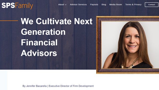 SPS_Family's tweet photo. At @investmentnews Women Advisor Summit #WAS2020, #SPSFamily’s Jennifer Bacarella discussed the need for #NextGen advisors. Here she reviews the urgency and touches on what our broker-dealer is doing to make it happen. Visit: https://t.co/c5zHDw0lOY https://t.co/suuvs7f9ti