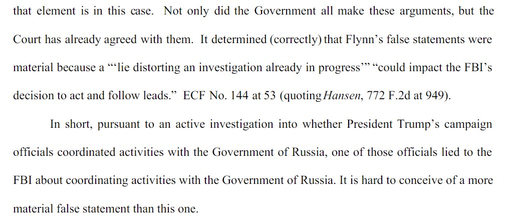 Come on AG Barr, prove why this wasn& #39;t material & why the entire Russia investigation was not a proper exercise of prosecutorial power! Please!