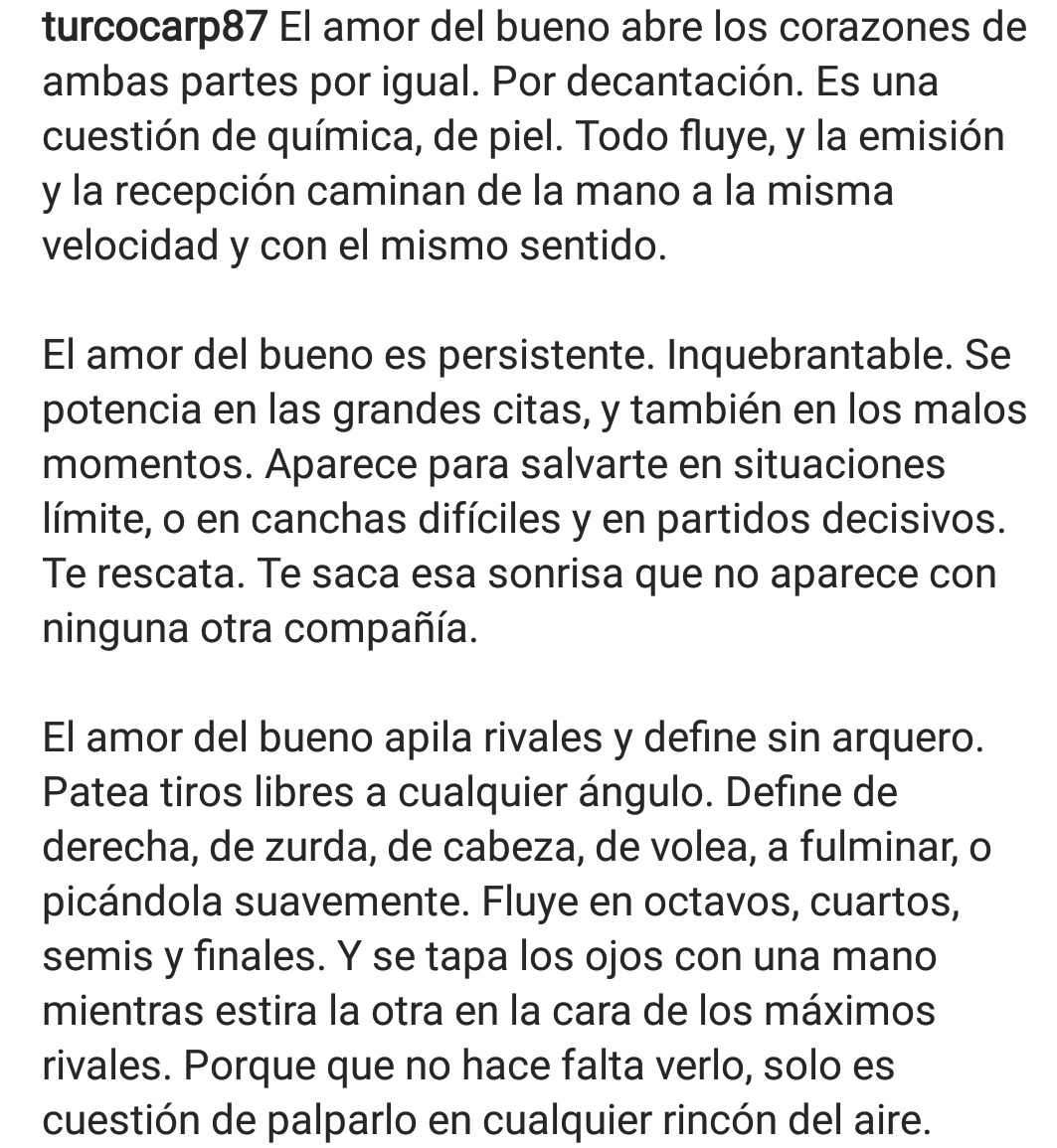 turcocarp's tweet photo. Amor del bueno, @NachoScocco32ok https://t.co/Huo9rNp28f