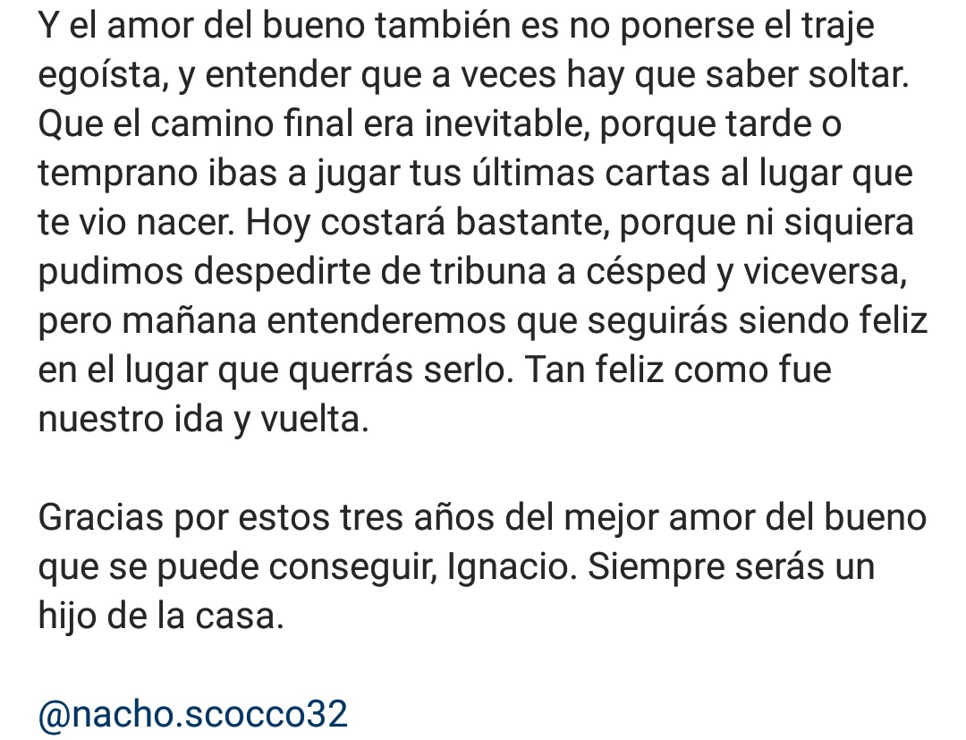 turcocarp's tweet photo. Amor del bueno, @NachoScocco32ok https://t.co/Huo9rNp28f