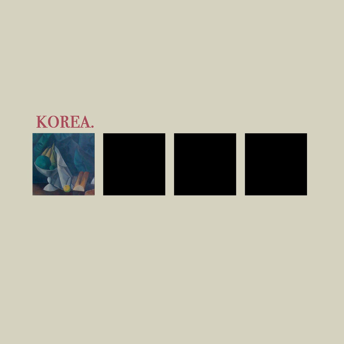 Happy to announce a little stripped-back four-part (re)creation we’ve been working on over the last few weeks.
Keep an eye out for the first instalment, Korea, landing on Friday over at Bandcamp x