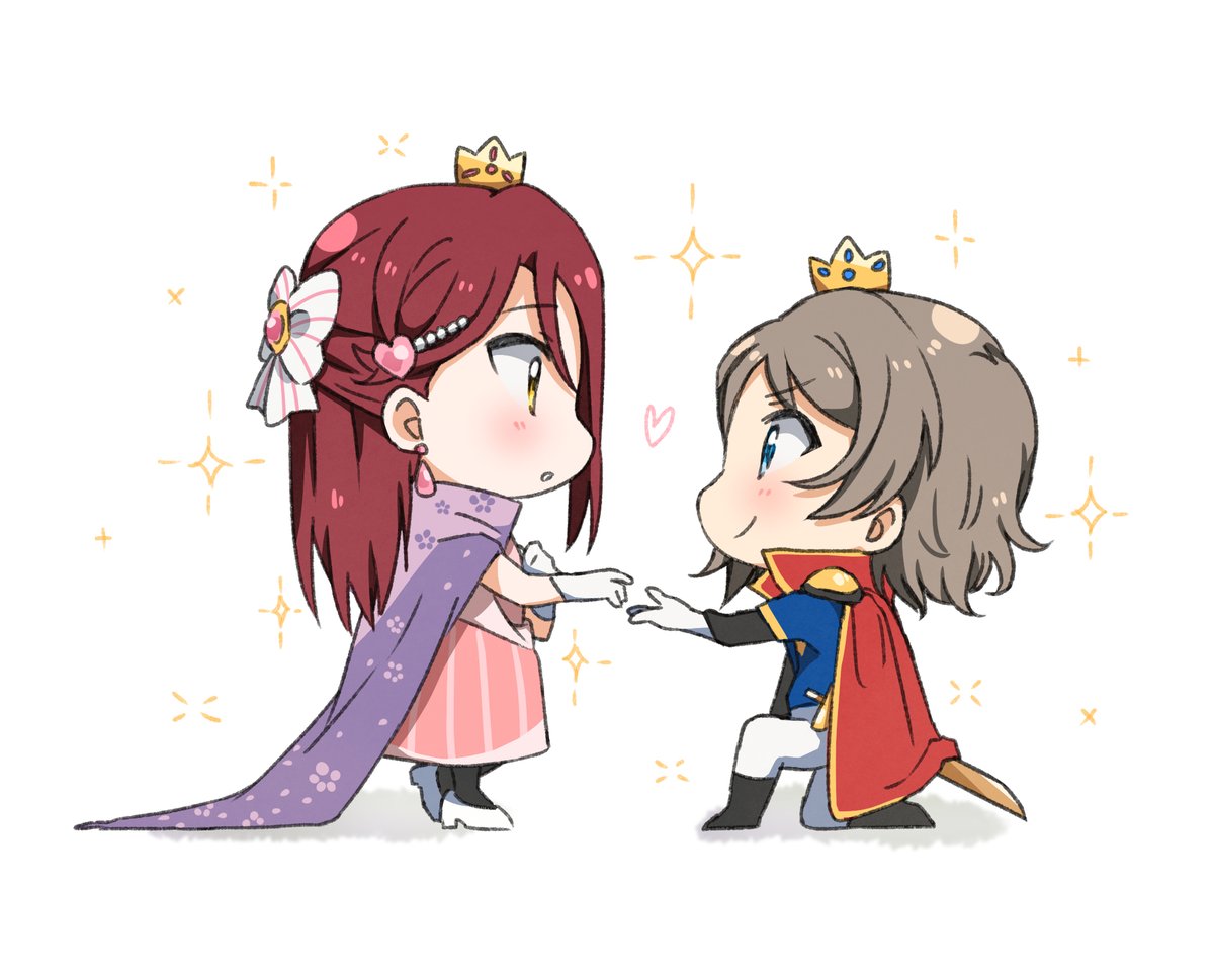 ミニようりこ 王子様とお姫様 ゆち ようりこ大好きのイラスト