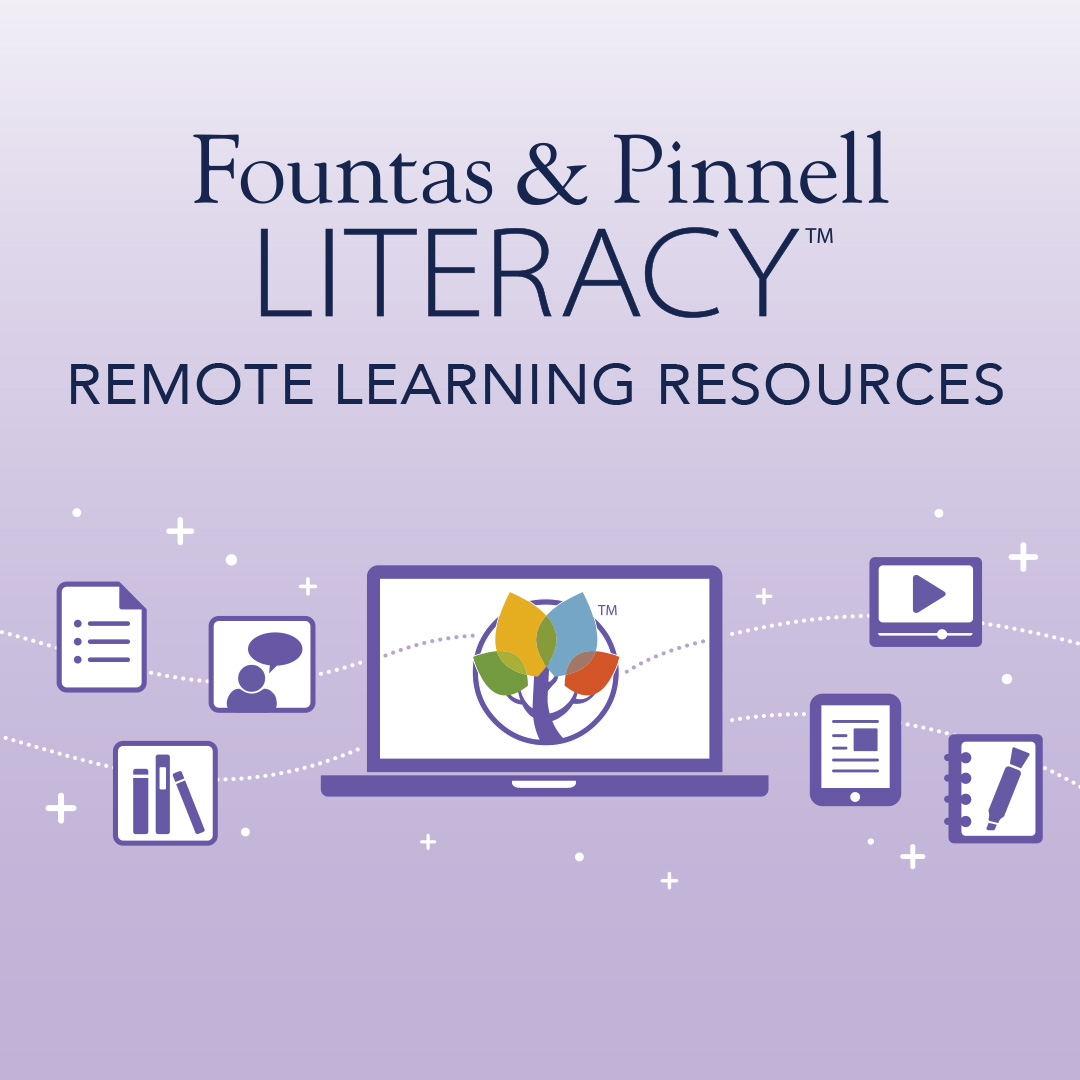 FountasPinnell's tweet photo. NEW resources to support REMOTE LEARNING with the latest updates from Fountas &amp; Pinnell Literacy™, curated tips, and VIDEOS for teachers and caregivers. Plus ways to connect with us and fellow educators. Bookmark it and check back for updates.
https://t.co/wvBLfXBvCY https://t.co/cQ0x9FZFAj