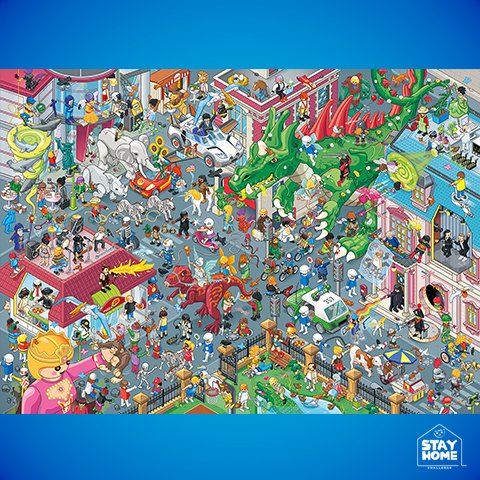 playmobilmexico's tweet photo. ¿Eres bueno descubriendo objetos ocultos? ¡Súper! Escondimos algunas hadas en la imagen✨, ¿cuántas puedes encontrar? ¡Comenta y pasa el reto compartiendo o etiquetando a tus amig@s! #JuguemosEnCasa ✨ https://t.co/1eFJxykpvm