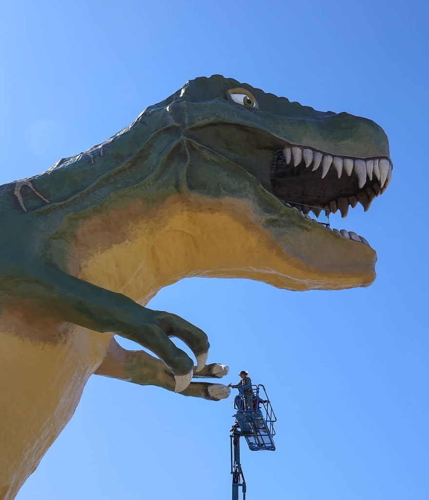 mikeinyyc's tweet image. Emerging from quarantine in need of a manicure. .
.
.
#manicure #manipedi #dinosaur #dinosaursofinstagram #worldslargestdinosaur #drumheller #explorecanada #explorealberta #YYC #yycnow #picoftheday instagr.am/p/CBQ1yBxp4Wv/