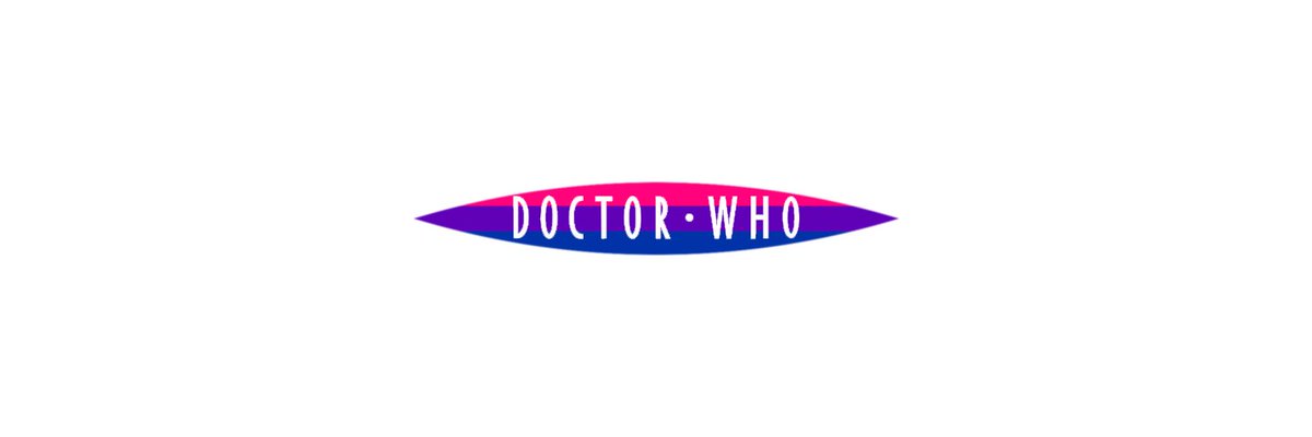 doctor who pride bannersbisexual flag edition (white background)chibnall, classic, moffat & rtd era! #DoctorWho  #Pride  @friendoface @WhoQueer