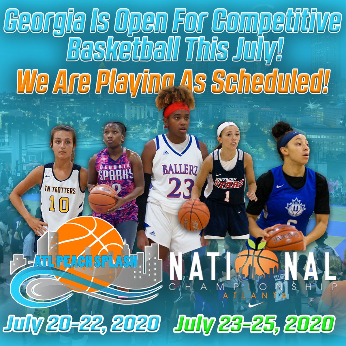 The Final 5 In ATL Is Still Happening! We're Excited To Play In The Great State Of Georgia This July! #Final5InATL