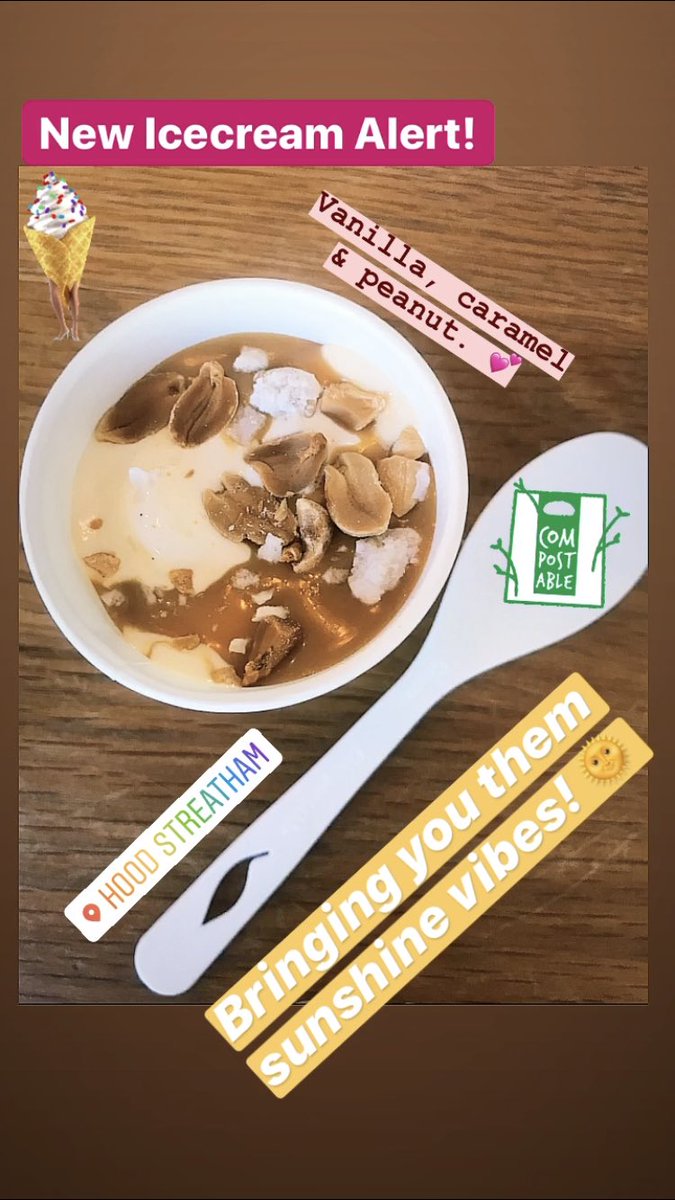 HoodStreatham's tweet photo. Where has the sunshine gone? Here’s some new ice cream to make everything better. 😝👀 Back tomorrow at 9:30am. #icecreamalert #streatham https://t.co/1K6qOjvCVw