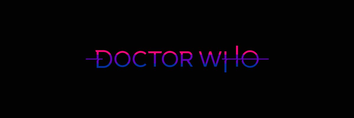 doctor who pride bannersbisexual flag edition (black background)chibnall, classic, moffat & rtd era! #DoctorWho  #Pride  @friendoface @WhoQueer