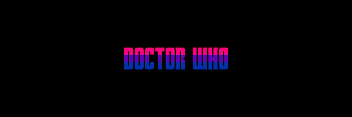 doctor who pride bannersbisexual flag edition (black background)chibnall, classic, moffat & rtd era! #DoctorWho  #Pride  @friendoface @WhoQueer