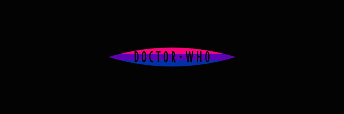 doctor who pride bannersbisexual flag edition (black background)chibnall, classic, moffat & rtd era! #DoctorWho  #Pride  @friendoface @WhoQueer