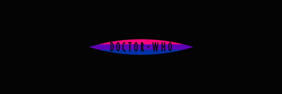 doctor who pride bannersbisexual flag edition (black background)chibnall, classic, moffat & rtd era! #DoctorWho  #Pride  @friendoface @WhoQueer