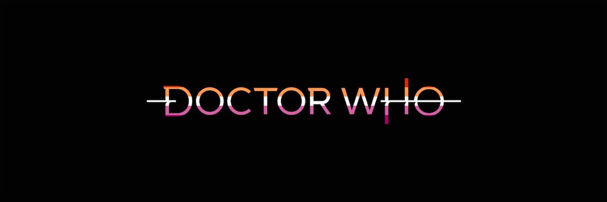 doctor who pride bannerslesbian flag edition (black background)chibnall, classic, moffat & rtd era! #DoctorWho  #Pride  @friendoface @WhoQueer