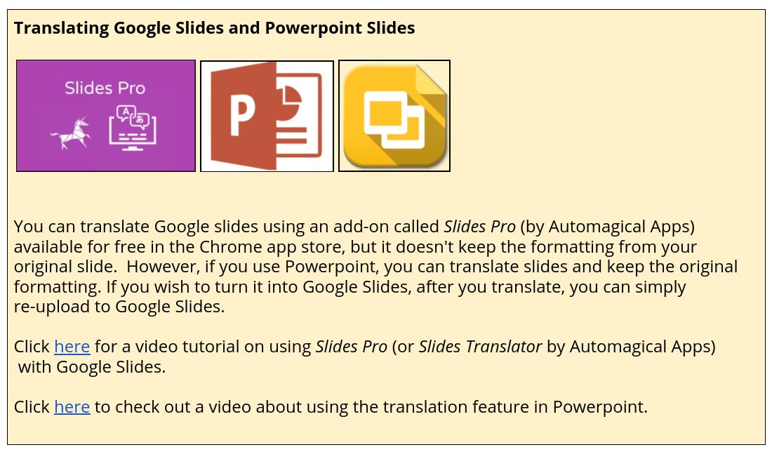 SCDSBLiteracy's tweet photo. SCDSB Educators- Are you looking for a way to easily translate Google Slides or a Powerpoint?Check out this week’s Literacy Update for more info! https://t.co/pN6iBMGKhj
@SCDSBProgram @scdsbELL https://t.co/qGkuealjZU
