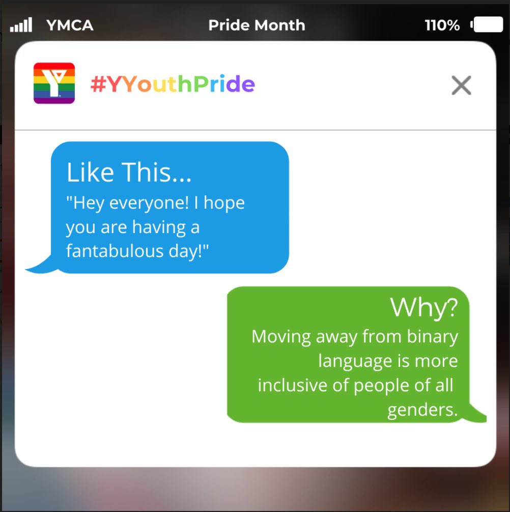 YTRYouth's tweet photo. We’ve got today’s #YYouthPride #LGBTQ vocab tip for all our pals, friends, peeps, folks and honoured guests!
#LGBTQ #Pride #diversity #inclusion #thisisY #ckwymca #yyouth #stayhome #staysafe https://t.co/nmK9RRm3Pr