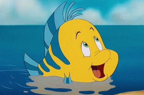 HyperFishboy's tweet image. —— 
          ~Flounder~ 

The lil guy.

      “We ran away so we could sing and I’m gonna sing!” 

Humanised Flounder from The Little Mermaid.
Water and Music lover.
Surfer.
Softie.
A little hyperactive.