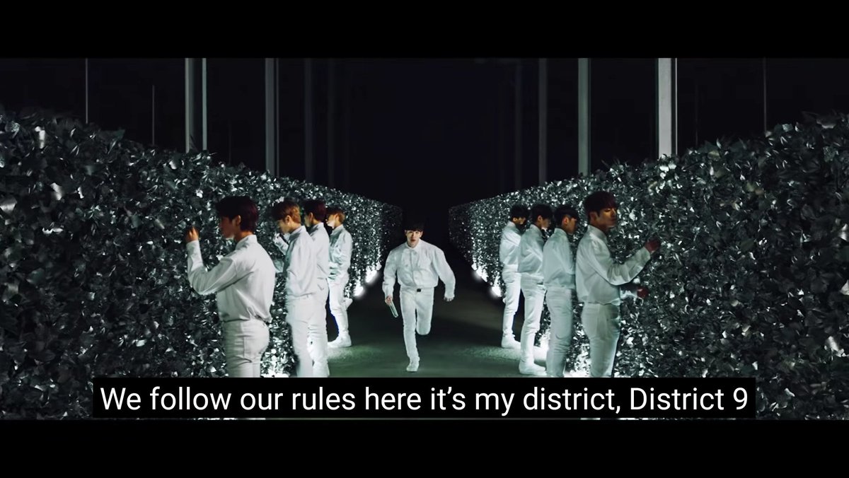 2. DISTRICT 9 ↬ debut song└ about figuring out their identity, embracing differences↬ District 9└ a place where stray kids can be themselves without judgement└ science fiction action film from 2009