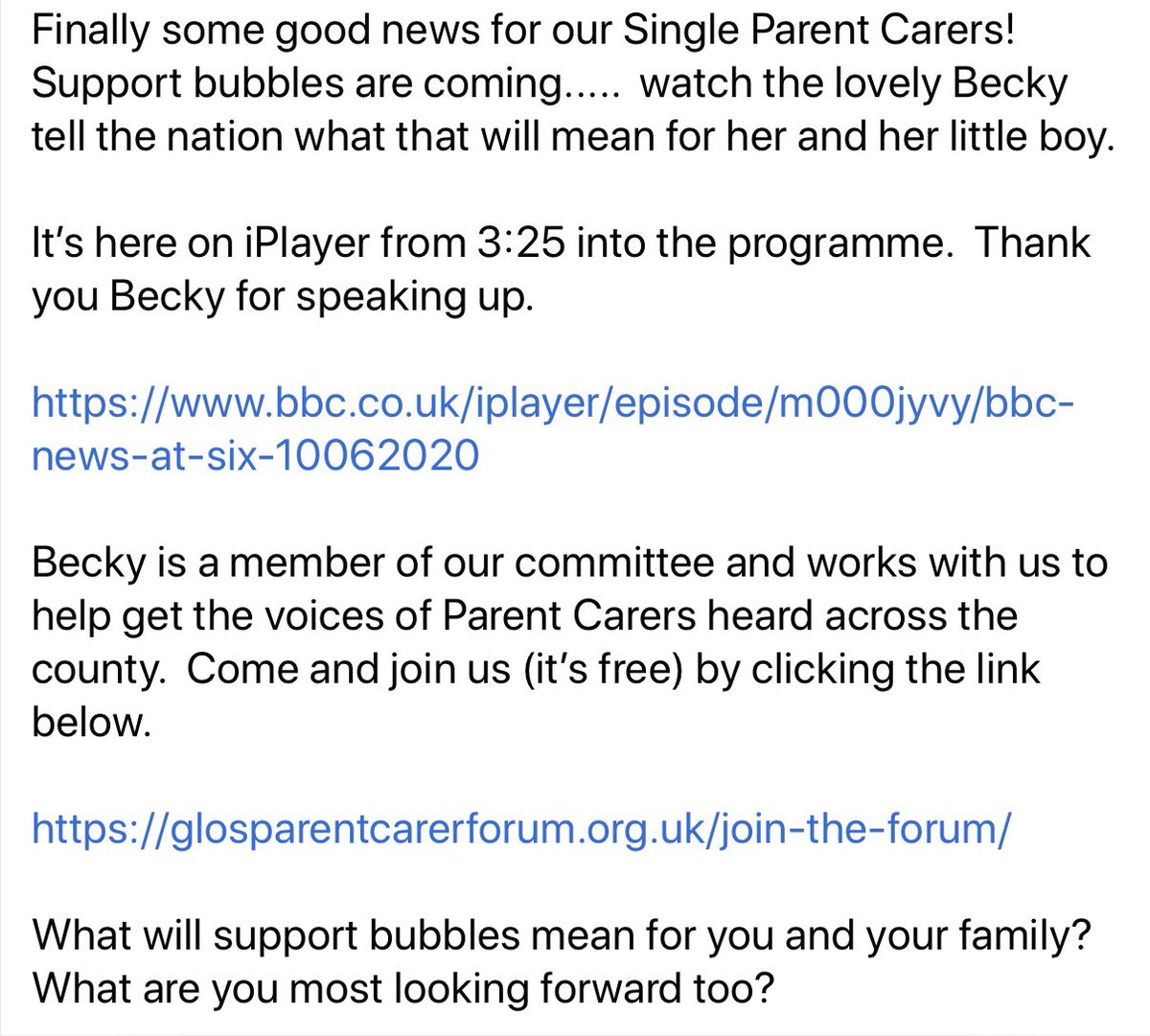 Gloucestershire Parent Carer Forum tweet media