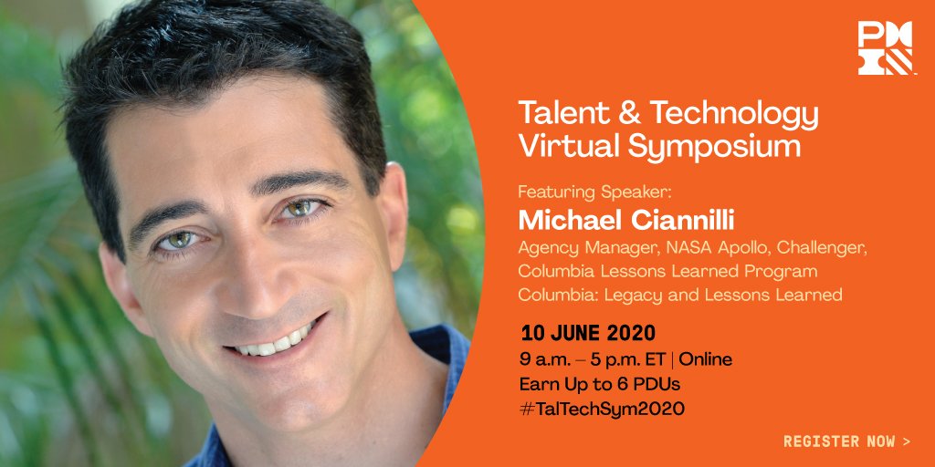 PMIevents's tweet image. Learn powerful #projectmanagement &amp;amp; #teambuilding lessons from Michael Ciannilli as he takes us back in time to 2003 to discuss Columbia&apos;s ill-fated 28th mission. @NASA #TalTechSym2020 ow.ly/bDNY30qOdc6