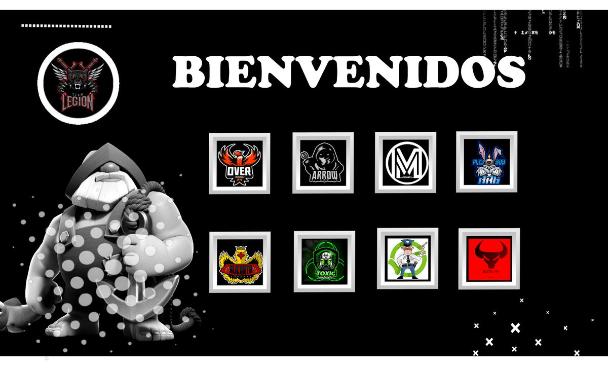 Presentación a los equipos q nos acompañarán en esta Liga ⚡❤️24/64
@WachiTeamGG
<a href="/OverWong/">Over Wong</a> 
@Arrow_GamingGG 
<a href="/AlicantoeSports/">Alicanto eSports</a> 
<a href="/ToxicAcademy/">Toxic Academy</a> 
<a href="/liteVip1/">Élite Vip</a>