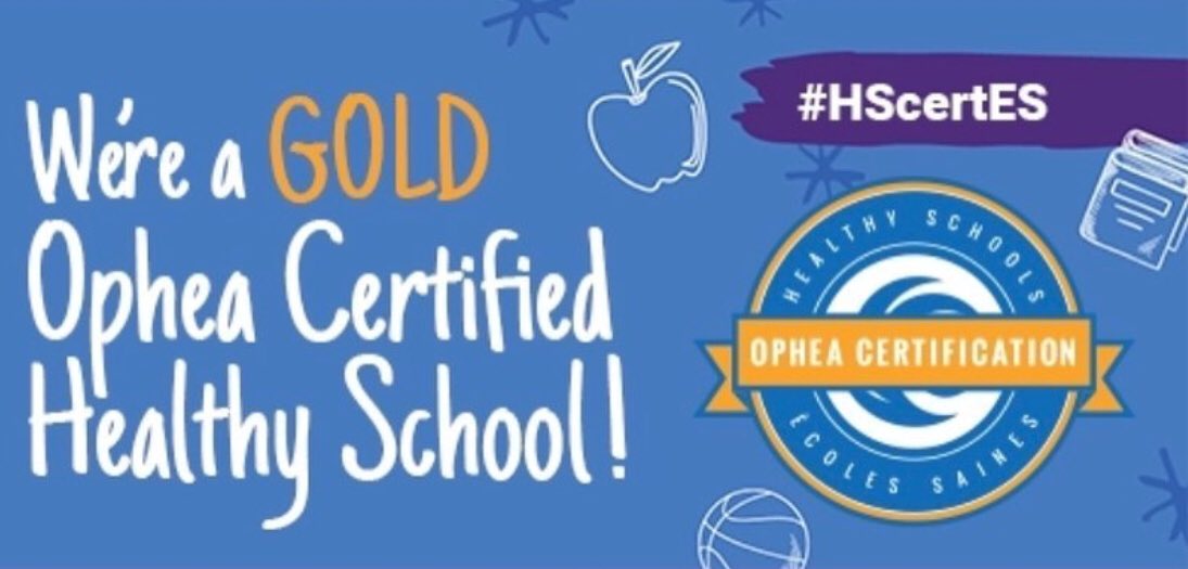 Congratulations to our school and thanks to our community members for helping us get here!
#HScertES #healthyschool
@opheacanada @OSNPsouthwest #snackprogram #wellnessevent #fridaydanceparties #twoyearsinarow 

@WECDSB