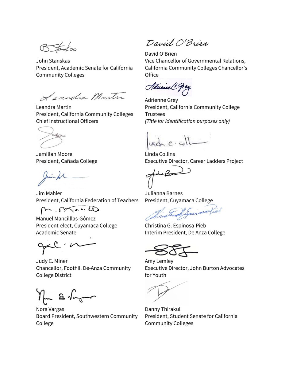 The California Community Colleges stands in strong support of #ACA5  @AsmShirleyWeber <a href="/GavinNewsom/">Gavin Newsom</a> @Rendon63rd <a href="/SenToniAtkins/">Senator Toni Atkins</a> #RepealProp209