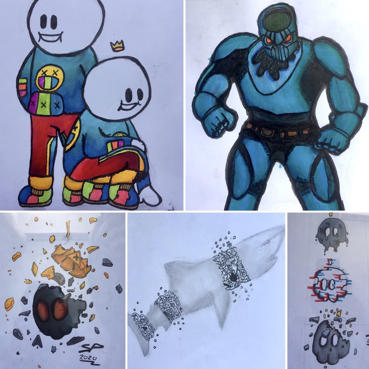 Edward in S2 shared these with me. So impressed with his bold illustrations, well done. #pride #ambition #buildingskills #creativity #workinghard <a href="/PerthGrammar/">Perth Grammar School (Archived)</a>
