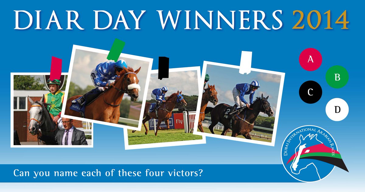 Last but not least... #DIARdaywinners.
Today: #DIARday2014. Do you remember them?
#ArabianRacing
