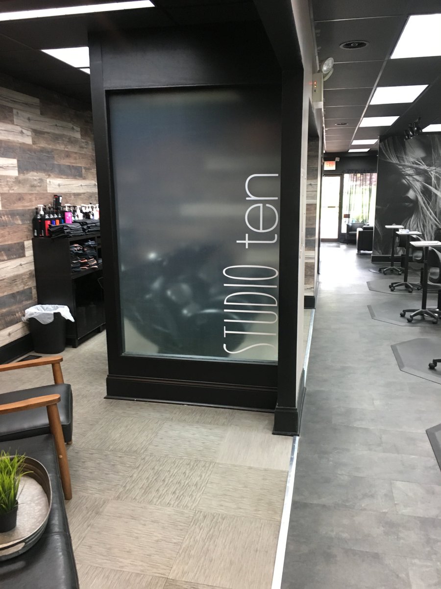 AGCherryHill's tweet image. Some amazing things we&apos;ve done for @studio10salon in Moorestown! Custom Printed and Routed PVC Barber Shop Sign, Clear vinyl with a cut white logo, and some full wall graphics! Thank you for letting us transform your space! #CustomSigns #TransformedSpaces #CherryHill #Moorestown