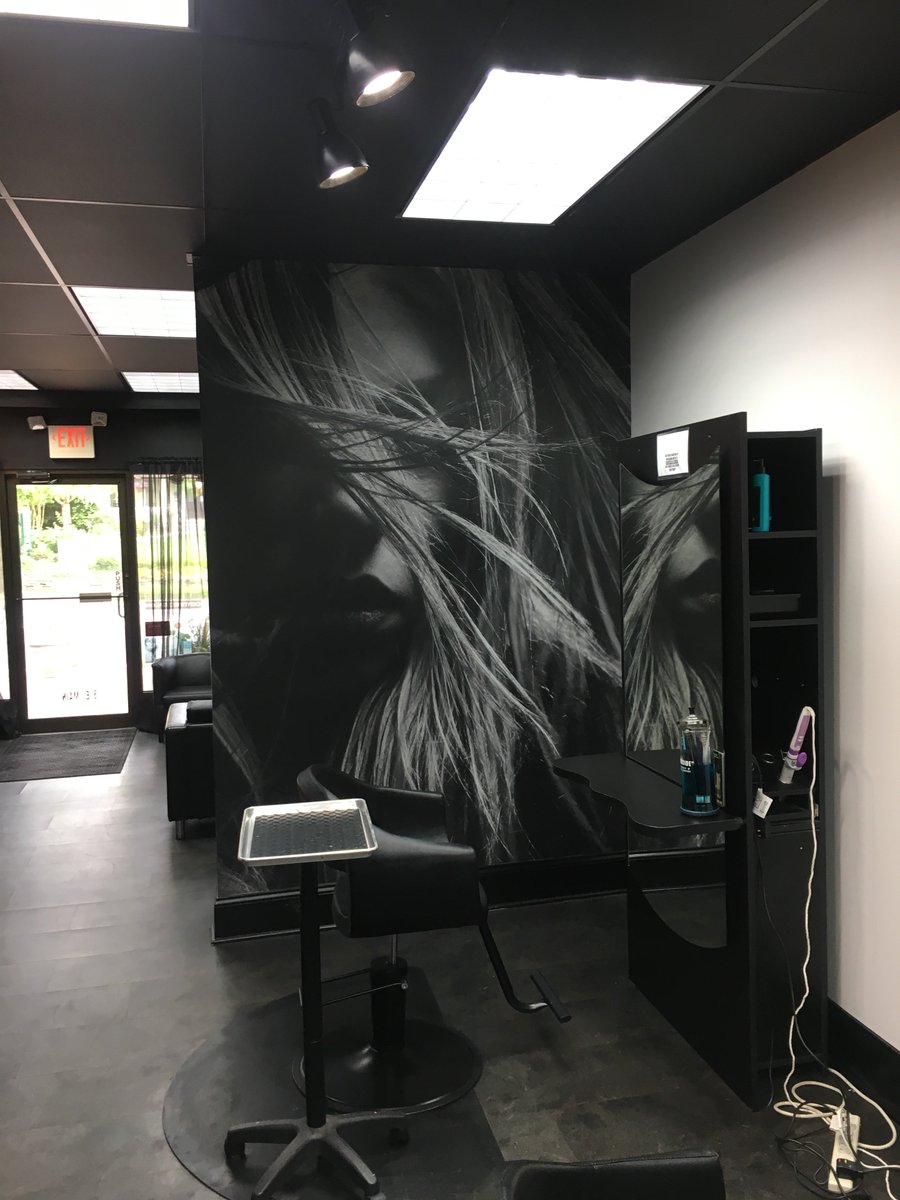 AGCherryHill's tweet image. Some amazing things we&apos;ve done for @studio10salon in Moorestown! Custom Printed and Routed PVC Barber Shop Sign, Clear vinyl with a cut white logo, and some full wall graphics! Thank you for letting us transform your space! #CustomSigns #TransformedSpaces #CherryHill #Moorestown
