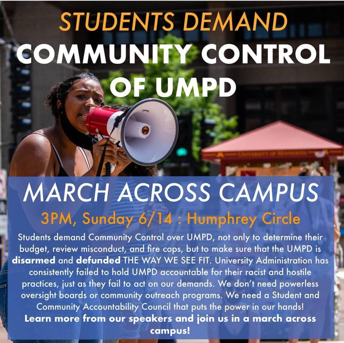 March with us this Sunday at 3pm!