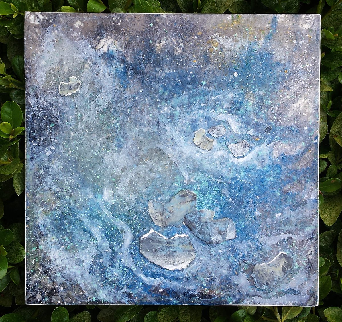 DeepKathleen's tweet photo. Nostalgia got a little study version. Up now on my site! 
#mixedmediaart #raleighartist #ncartist #abstractpainting #landscapepainting #contemporaryart #contemporarypainting #modernpainting #watercolor #waterpainting https://t.co/6XsruUtyue