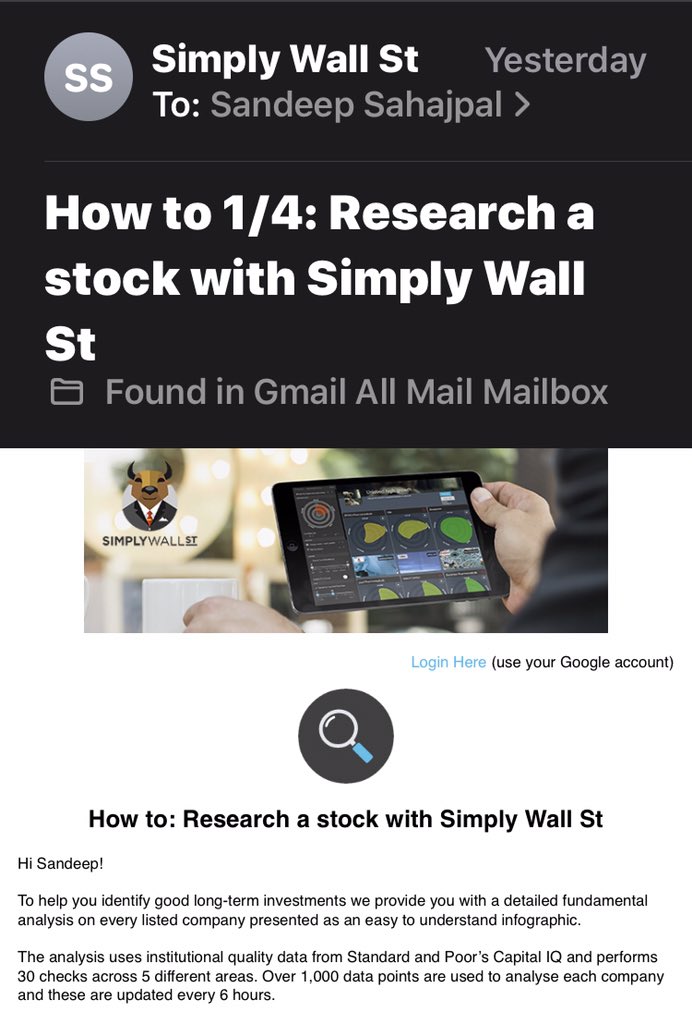 sandeepsahajpal's tweet photo. Based on using the assessments of @simplywallst in our tweets on @BrightcomGroup @ #JPPVL, they sent in email #StepByStep #ShareValuation 1/4 (hoping to get 2-3-4/4). I suggest you all also to enroll with @simplywallst and take advantage of their #KnowledgeBase 😇 https://t.co/9SA7XicTgW