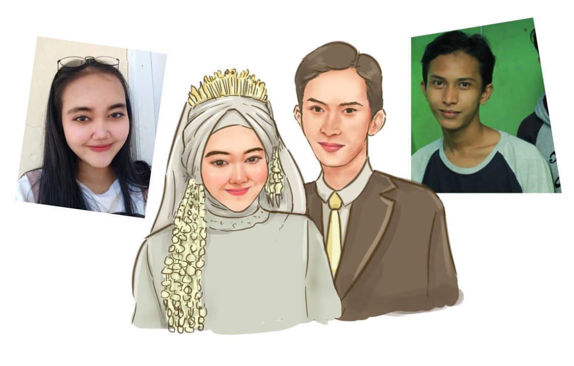 daripada booking MUA booking fotografer bwt sekedar prewed , mending pakek ilustrasi gini aja kan . lebih cetar lebih ekonomis 😏

pa lagi korona2 gini ~