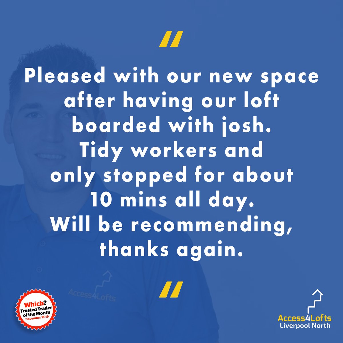 When you choose us you gain a huge storage area in your loft completed with no hassle. We enjoy getting our heads down and doing the work as quickly and professionally as we can.

If you are thinking about upgrading your loft get in contact and we will arrange a free quotation.